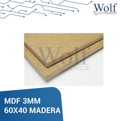 MDF 3mm 60x40cm cafe