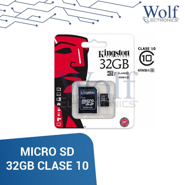 MICRO SD 32GB CLASE 10