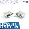 Micro USB hembra SMD