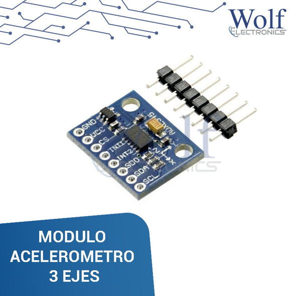 MODULO ACELEROMETRO 3 EJES GY-521 2.4 - 3.5V