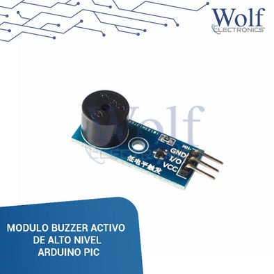 MODULO BUZZER ACTIVO DE ALTO NIVEL ARDUINO PIC 3.3V
