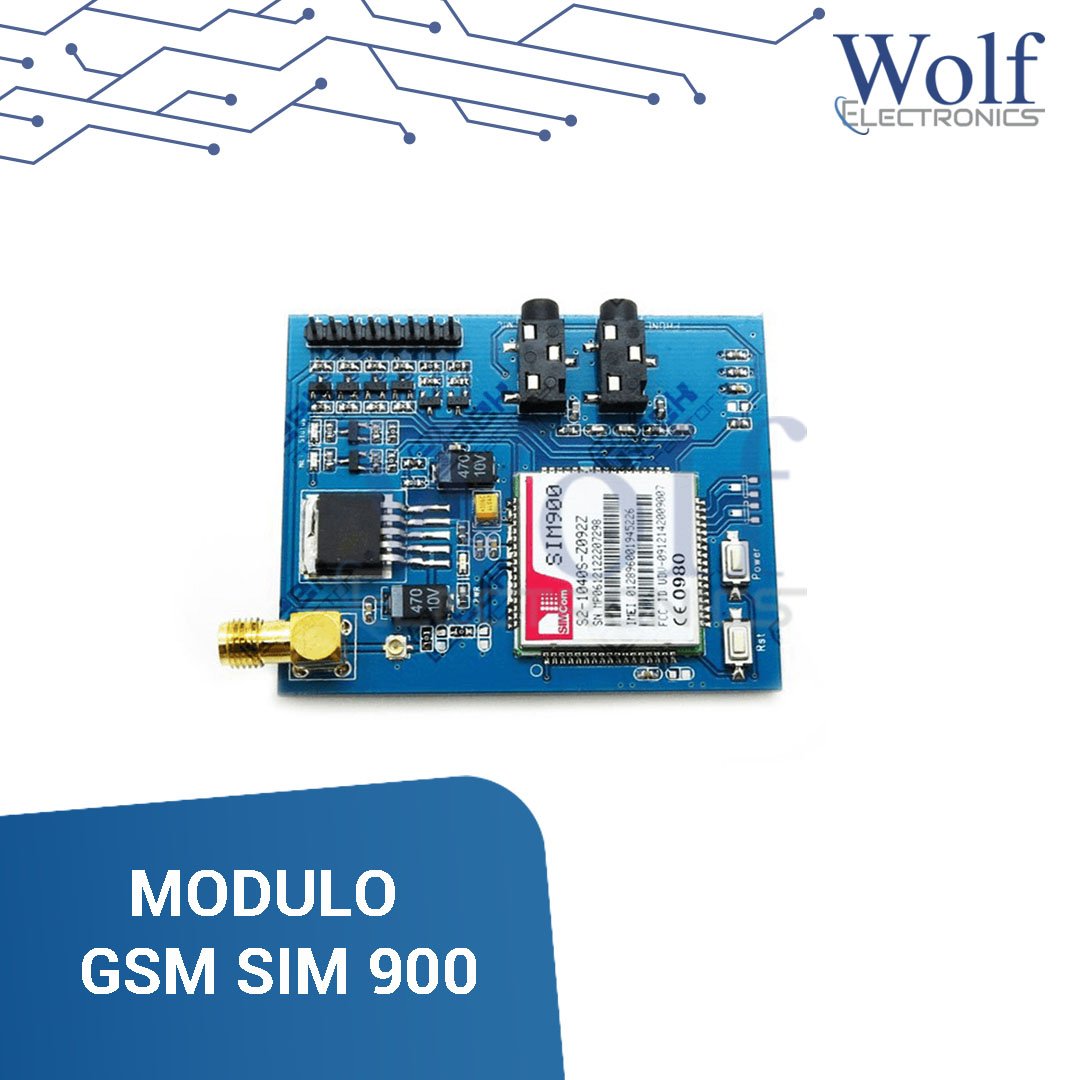 Sim 900 Hsm Module MODULO GSM SIM 900 3.3/5V 1900MHz. Wolf Electronics – WOLF ELECTRONICS IT