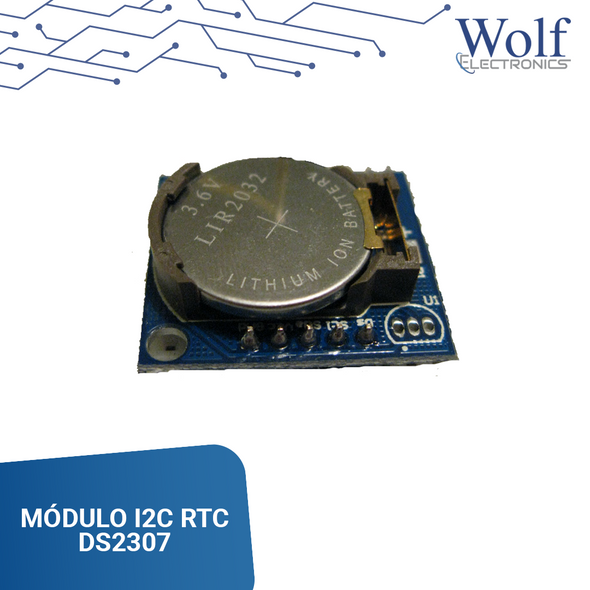 MODULO I2C RTC DS2307 3.3V 500uA