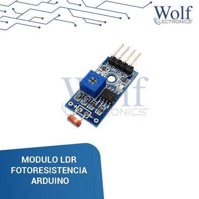 MODULO DE FOTO RESISTENCIA SENSIBLE LDR