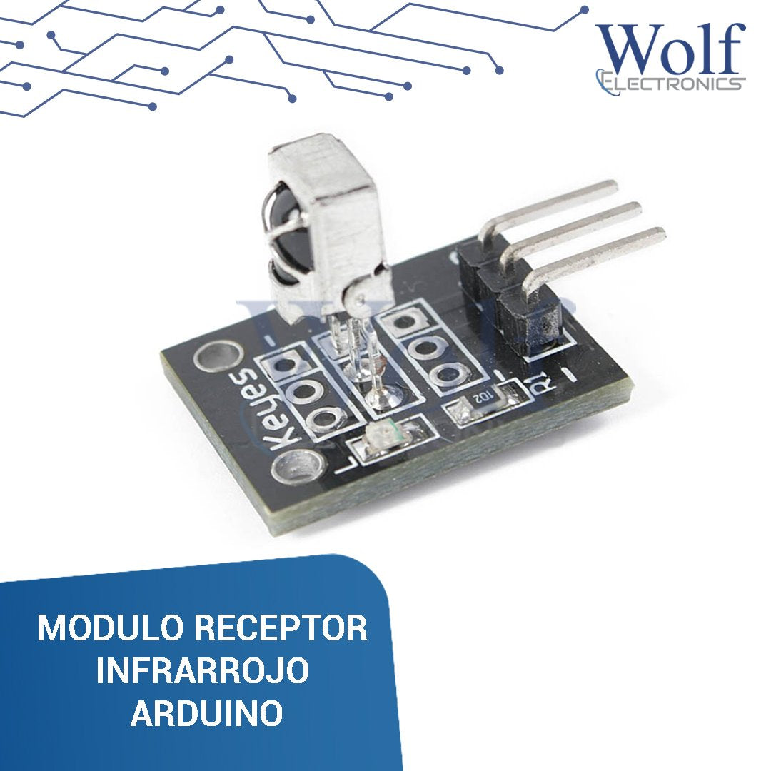 Sensor Receptor Infrarojo Arduino MODULO RECEPTOR INFRARROJO ARDUINO. Wolf Electronics – WOLF ELECTRONICS IT