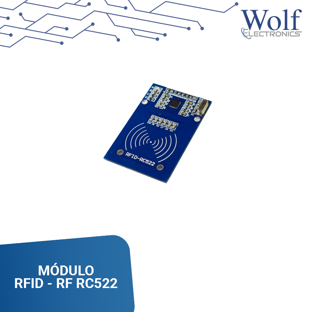 Modulo Rc522 MODULO RFID - RF RC522 3.3V. Wolf Electronics – WOLF ELECTRONICS IT