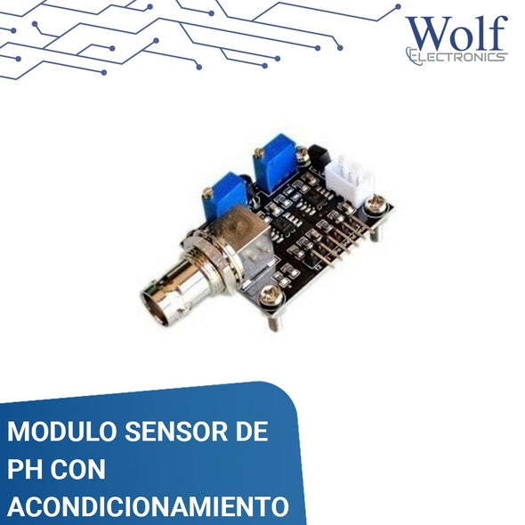 Modulo sensor de PH con acondicionamiento