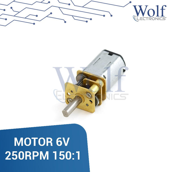 MOTOR 6V 250RPM 150:1