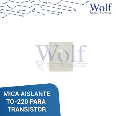 Mica aislante para transistor TO-220