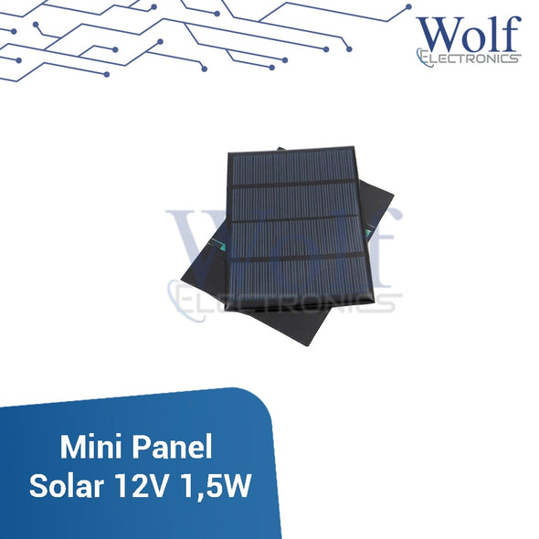 Mini Panel Solar 12V 1,5W