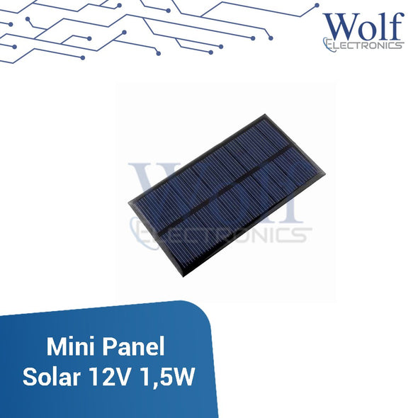 Mini Panel Solar 12V 1,5W