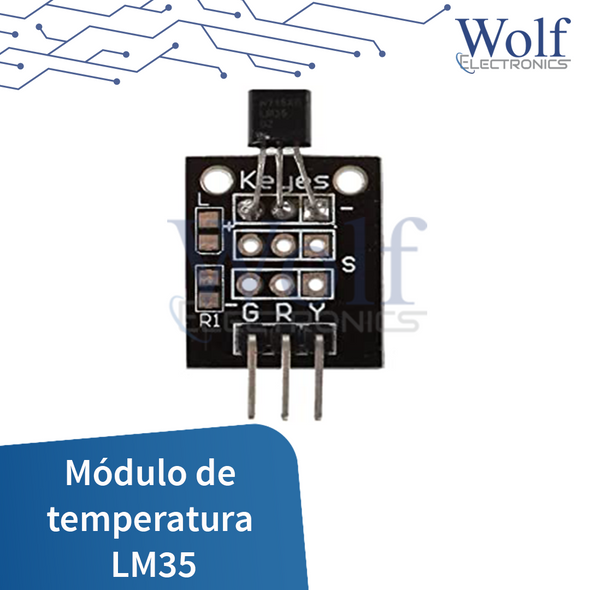 Módulo de temperatura LM35