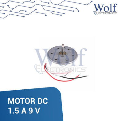 Motor DC 1.5V a 9V DC 300 24.5mm y cable