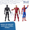 Muñeco de colección Spiderman - IronMan - Pantera