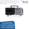 Osciloscopio Hantek 4 canales 100MHz DSO4104C