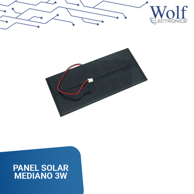 PANEL SOLAR MEDIANO 3W