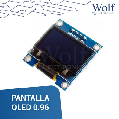 Pantalla OLED 0.96" SPI