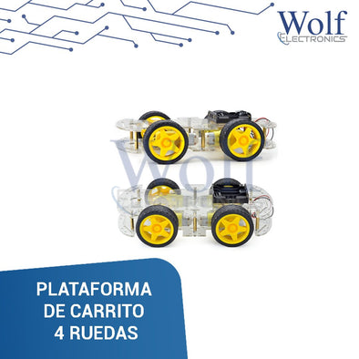 PLATAFORMA DE CARRITO 4 RUEDAS