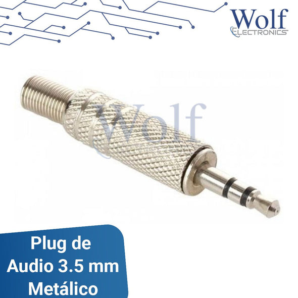 Plug de Audio 3.5MM Metálico