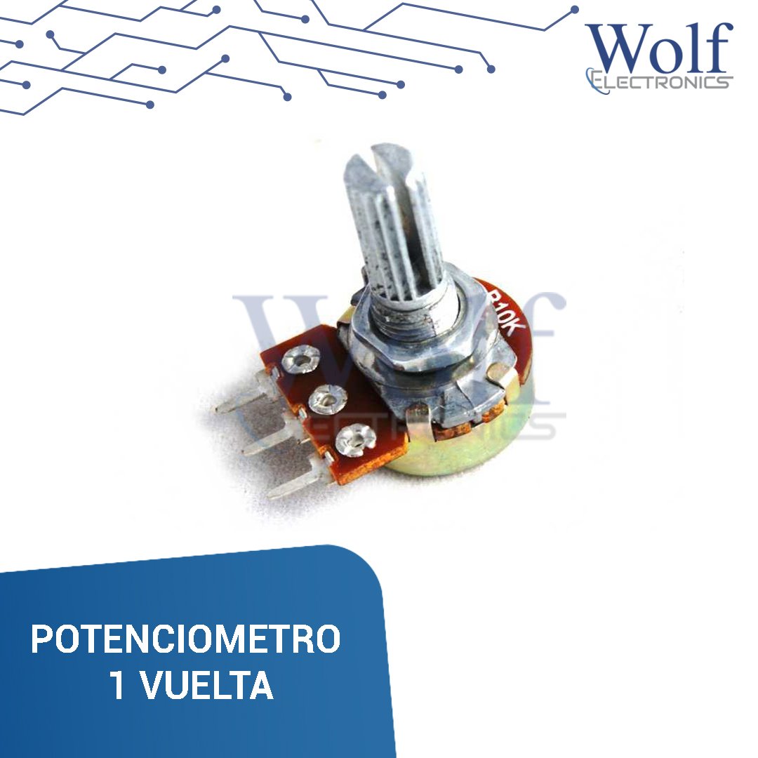 POTENCIOMETRO 1 VUELTA 10K 5W. Wolf Electronics – WOLF ELECTRONICS IT