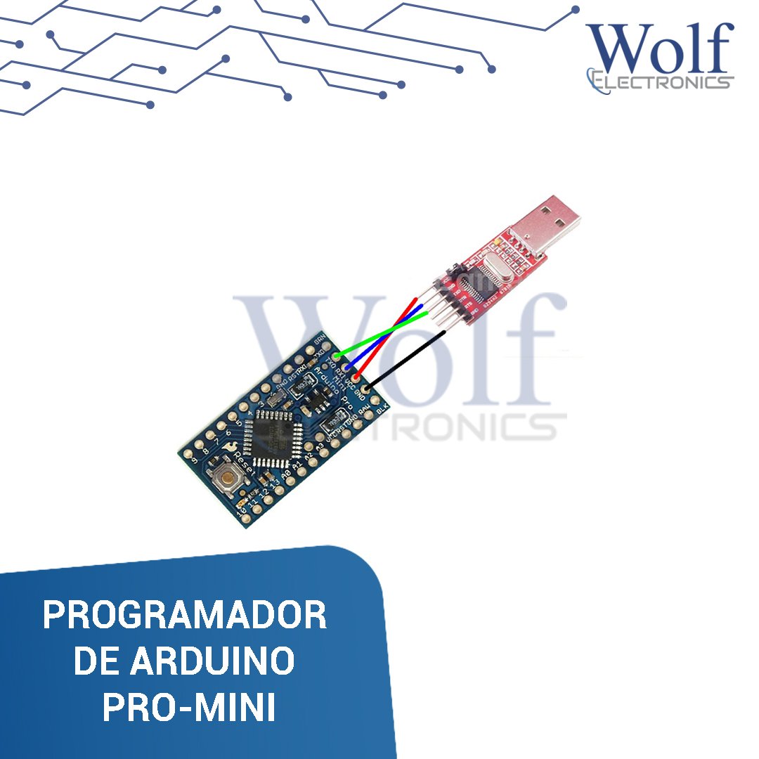 Arduino Programmer Mini PROGRAMADOR DE ARDUINO PRO-MINI. Wolf Electronics – WOLF ELECTRONICS IT