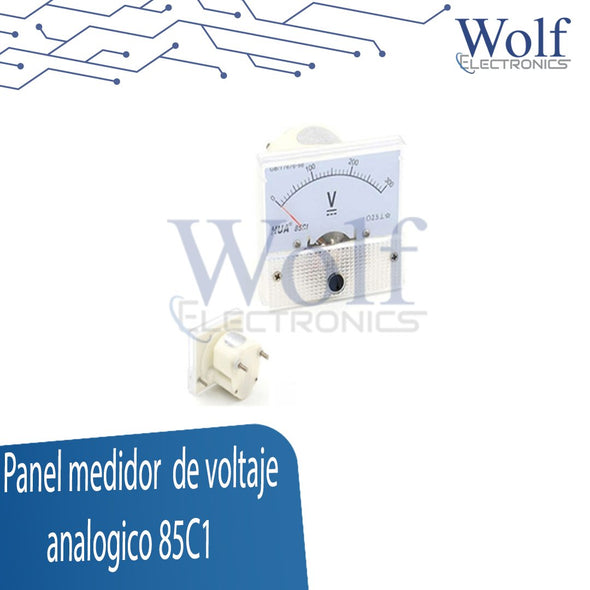 Panel medidor de voltaje analogico 85C1 DC 0-300V
