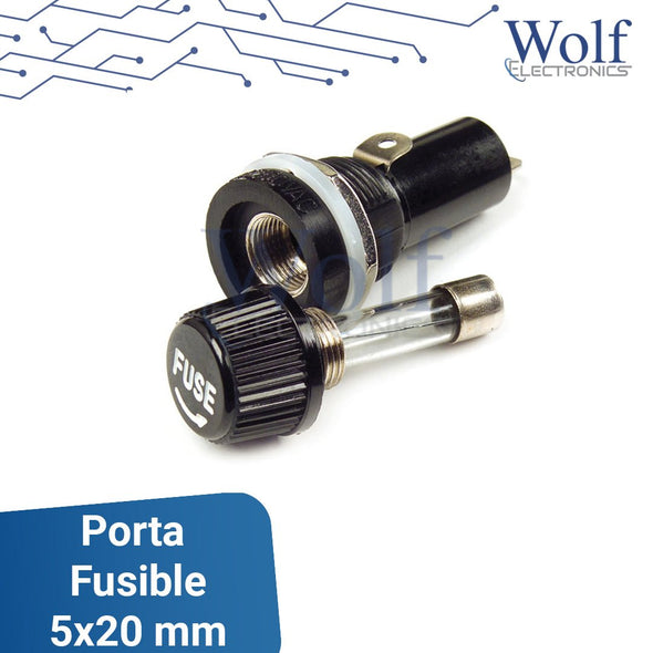 Porta fusible 5x20mm