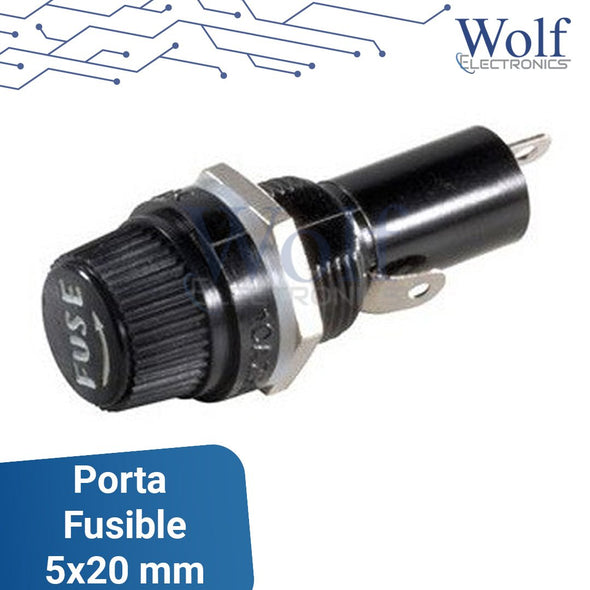 Porta fusible 5x20mm