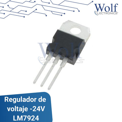 REGULADOR DE VOLTAJE LM7924 24V