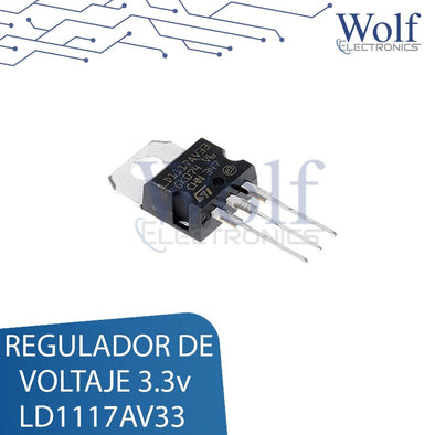 REGULADOR DE VOLTAJE LD1117AV33 3.3V 1A