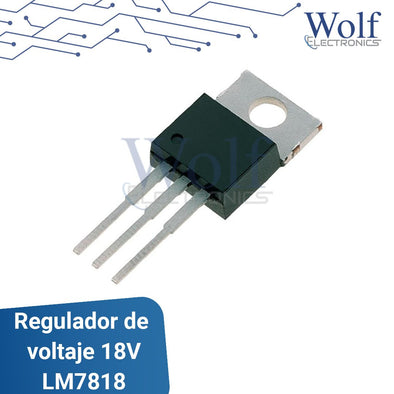 Regulador de voltaje LM7818 18V