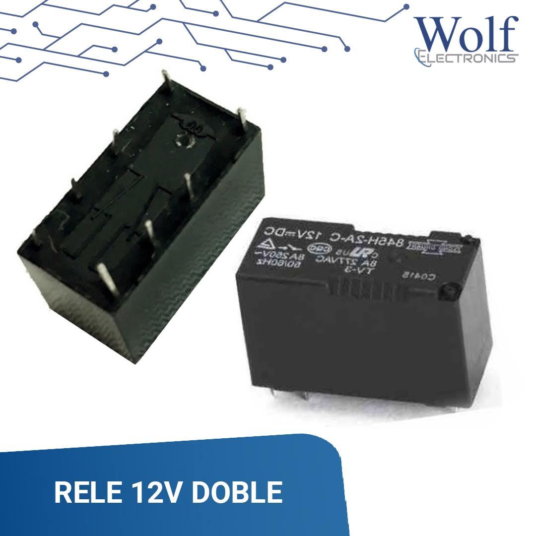 RELE 12V DOBLE. Wolf Electronics – WOLF ELECTRONICS IT