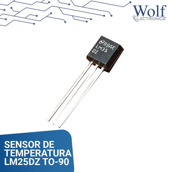 Sensor de temperatura LM35 4V