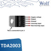 Amplificador de Audio Tda2003 20W
