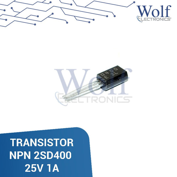 Transistor NPN 2SD400 25V 1A