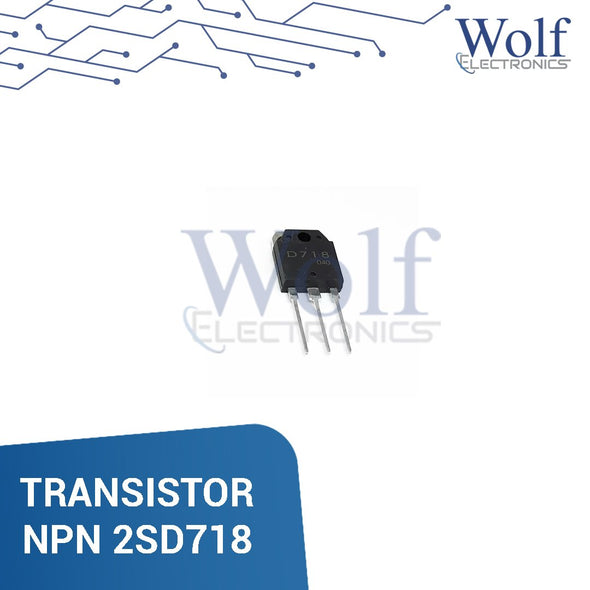 Transistor NPN 2SD718 120V 10A