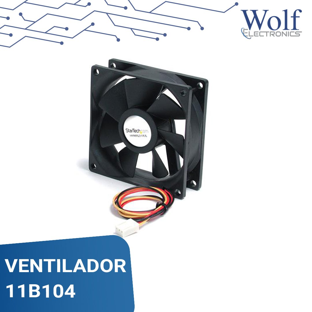 VENTILADOR 12V 11B104. Wolf Electronics – WOLF ELECTRONICS IT