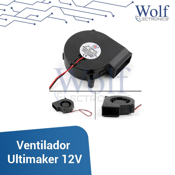 Ventilador Ultimaker 12V 0.18A