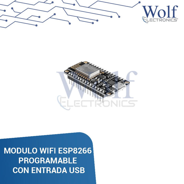 MODULO WIFI ESP8266 PROGRAMABLE CON ENTRADA USB