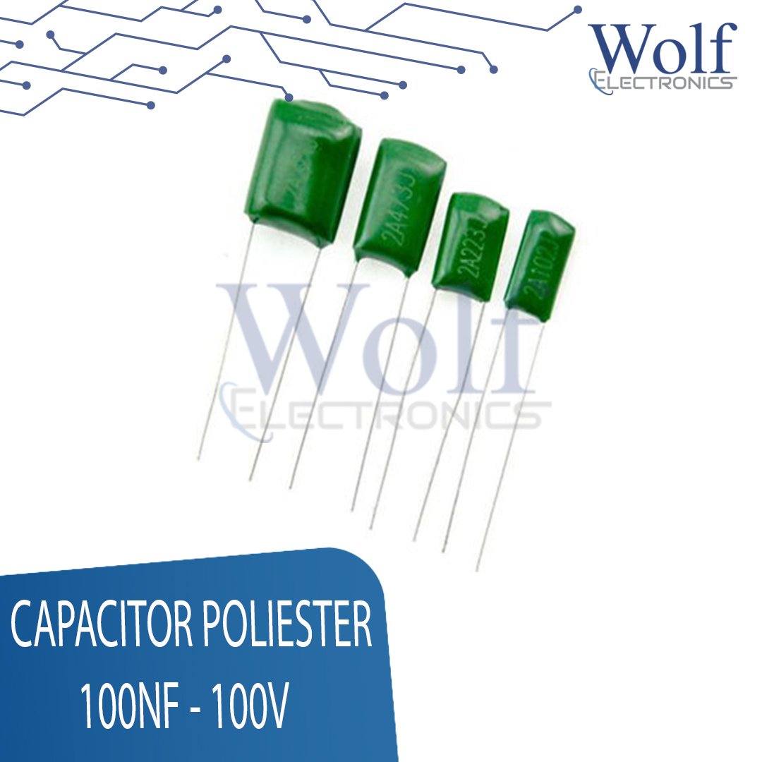 100nf CAPACITOR DE POLIESTER 100NF 100V. Wolf Electronics – WOLF ELECTRONICS IT