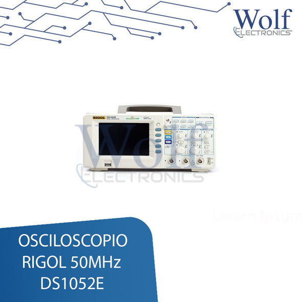 OSCILOSCOPIO RIGOL 50MHz DS1052E