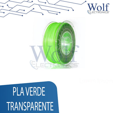 PLA Verde Transparente