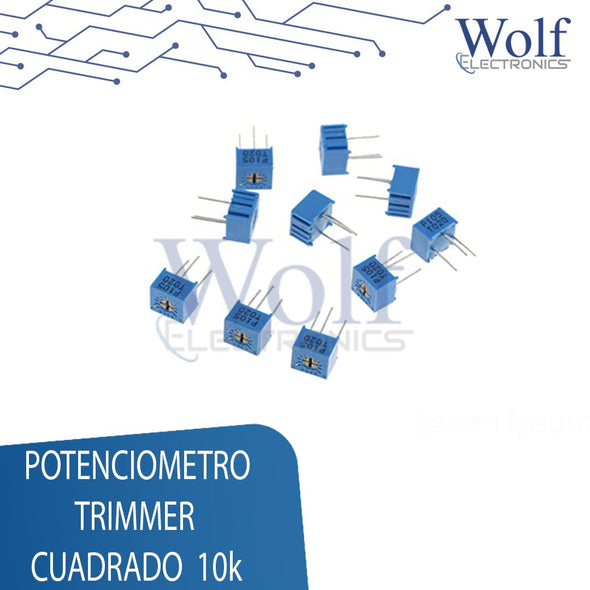 POTENCIOMETRO TRIMMER CUADRADO 10K