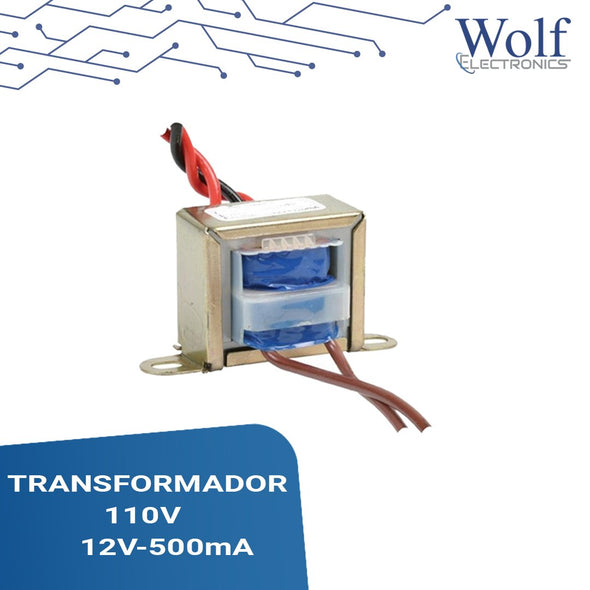 TRANSFORMADOR 110V A 6 V 500MA